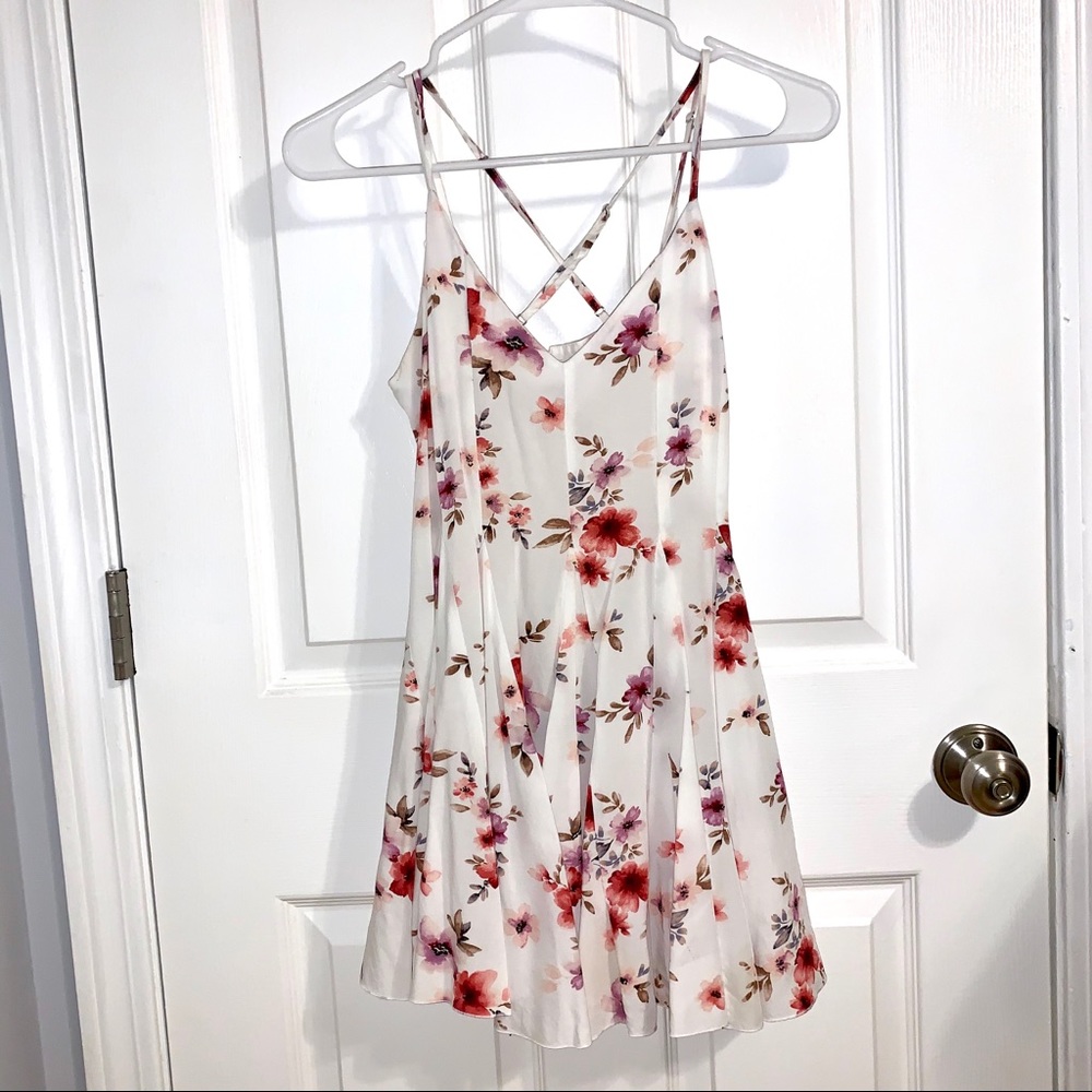 White Floral Dress